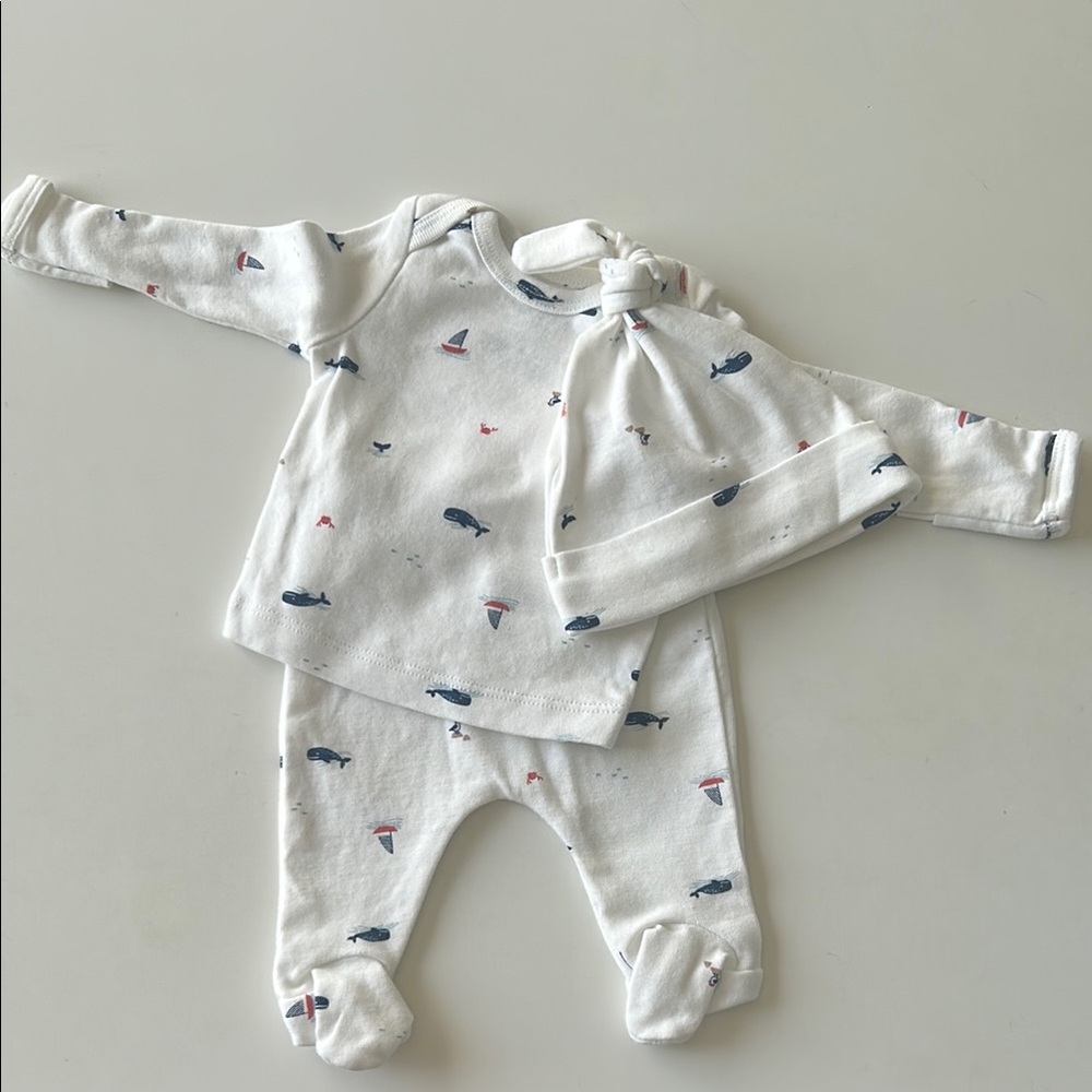 Carters Just One You Baby Boy 3 Pcs Outfit - Preemie